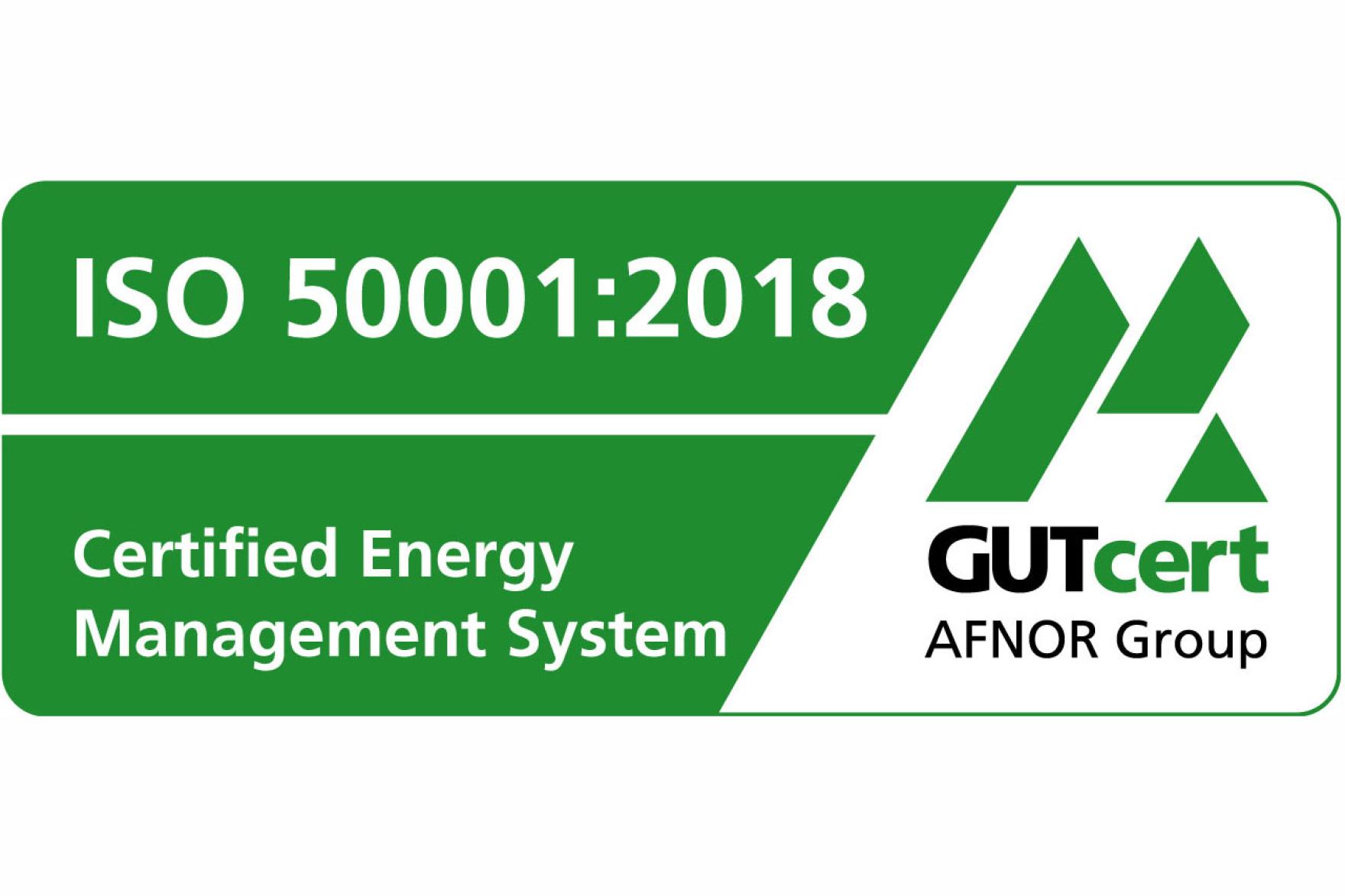 Certified Energy Management System Certificate