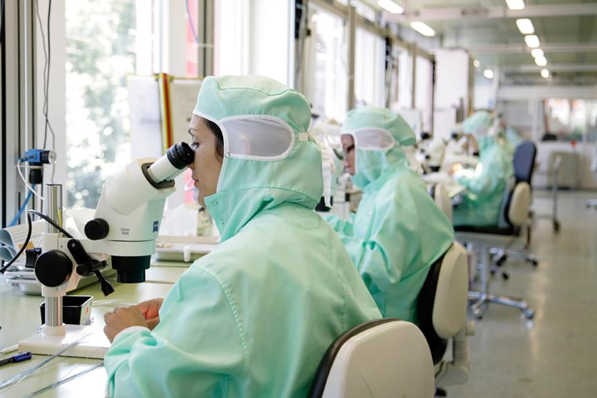 people working in a laboratory