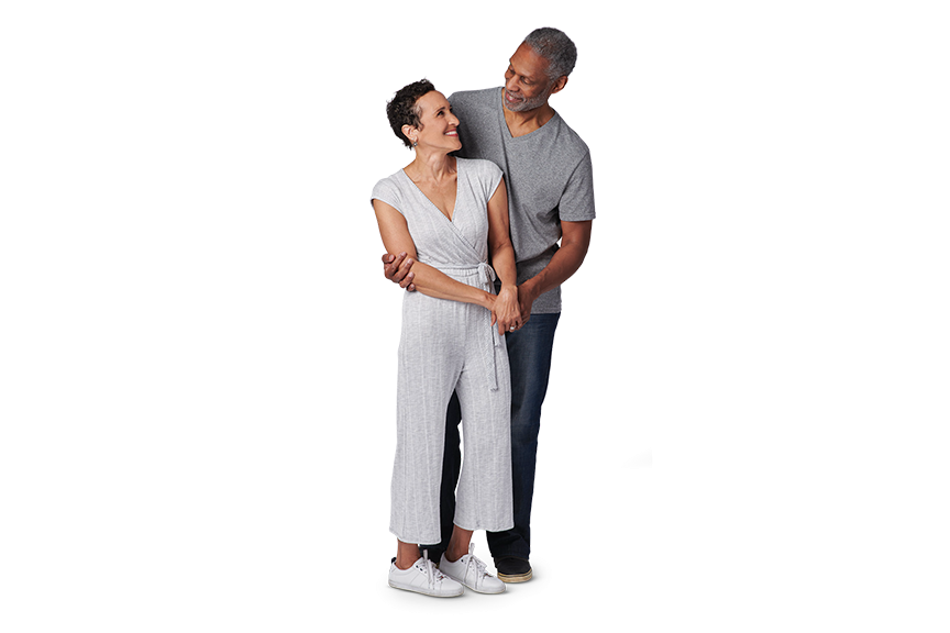 Couple Face One Another