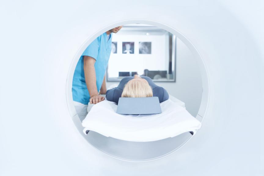 Peripheral Arterial Disease MRI with patient