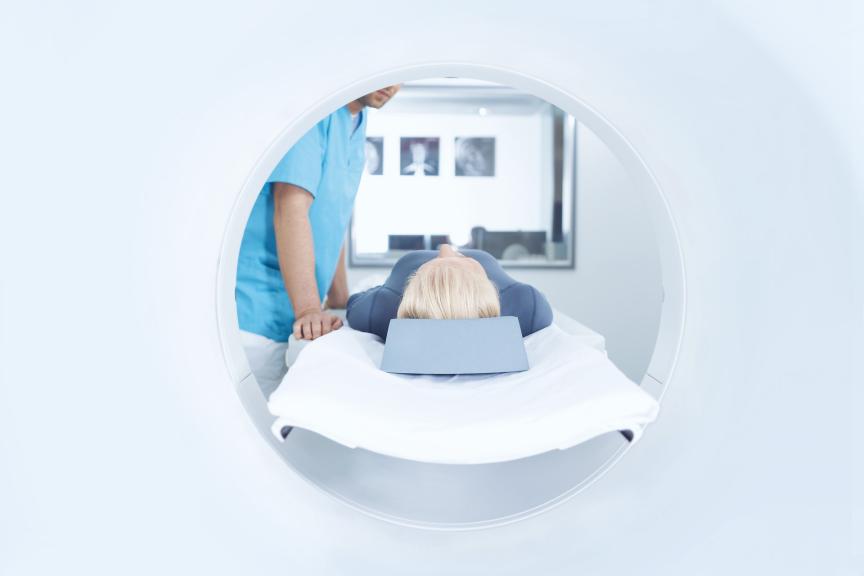 MRI with patient