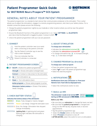 Patient Guide Patient Programmer preview