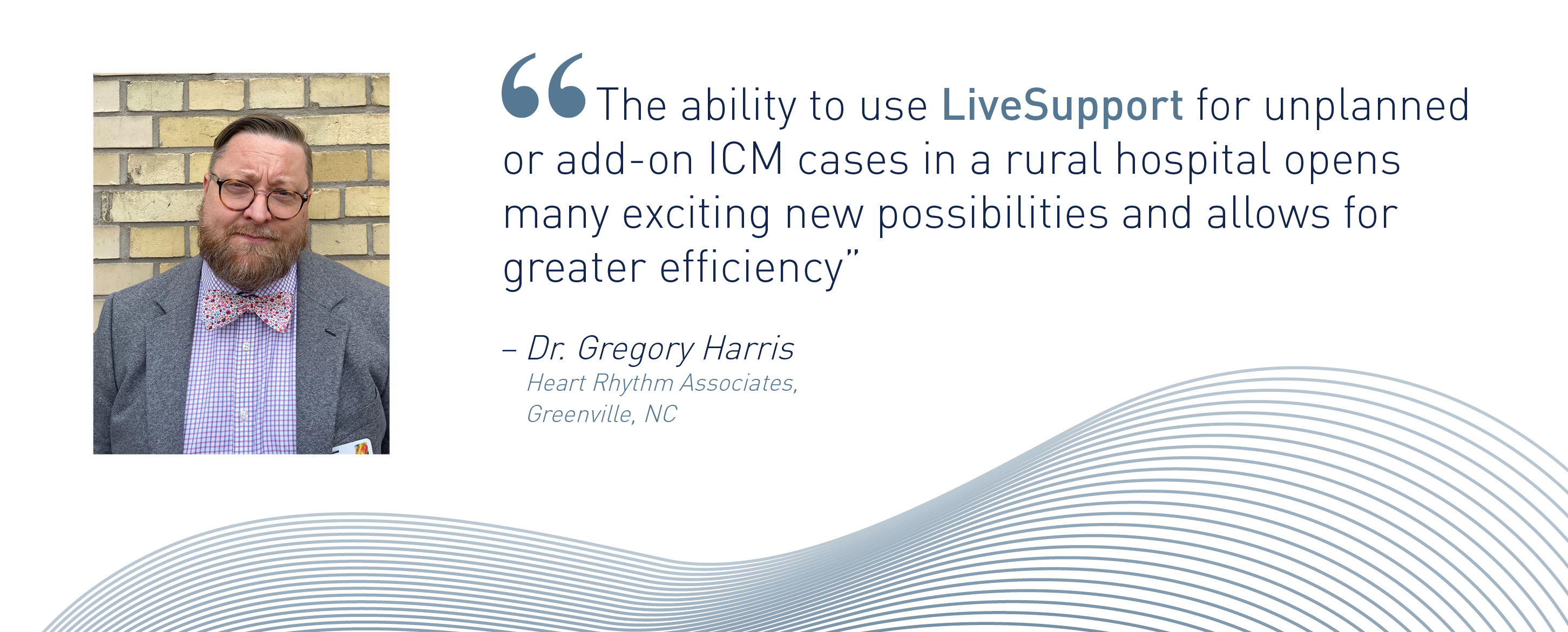 Dr Gregory Harris sees potential for LiveSupport in rural hospitals