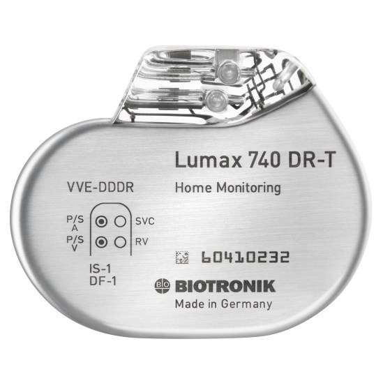 Lumax 740 DR-T, a single chamber ICD