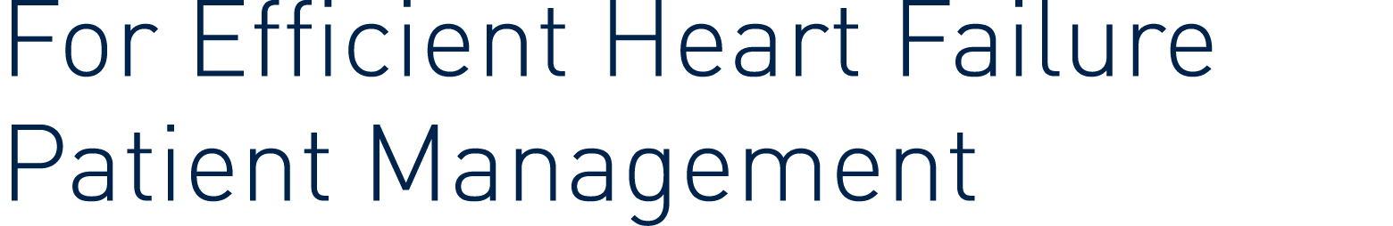 For Efficient Heart Failure Patient Management